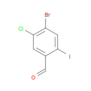 4-bromo-5-chloro-2-iodobenzaldehyde