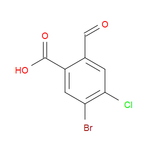 5-bromo-4-chloro-2-formylbenzoic acid