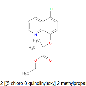 Ethyl 2-[(5-chloro-8-quinolinyl)oxy]-2-methylpropanoate