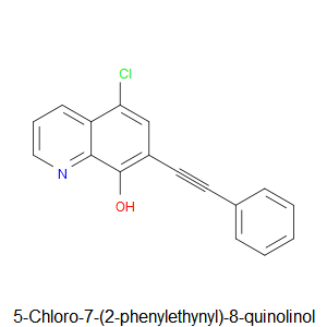 5-Chloro-7-(2-phenylethynyl)-8-quinolinol