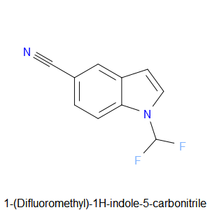 1-(Difluoromethyl)-1H-indole-5-carbonitrile