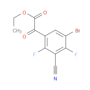 ethyl 2-(5-bromo-3-cyano-2,4-difluorophenyl)-2-oxoacetate