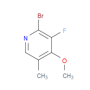2-bromo-3-fluoro-4-methoxy-5-methylpyridine