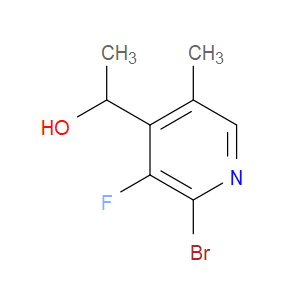 1-(2-bromo-3-fluoro-5-methylpyridin-4-yl)ethanol