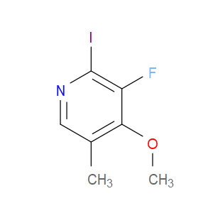 3-fluoro-2-iodo-4-methoxy-5-methylpyridine