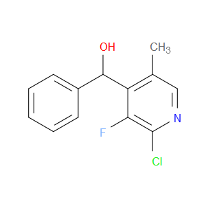 (2-chloro-3-fluoro-5-methylpyridin-4-yl)(phenyl)methanol