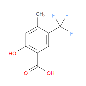 2-hydroxy-4-methyl-5-(trifluoromethyl)benzoic acid