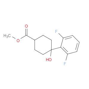 methyl 4-(2,6-difluorophenyl)-4-hydroxycyclohexanecarboxylate