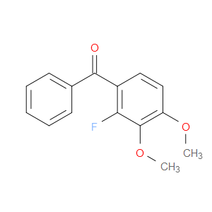 (2-fluoro-3,4-dimethoxyphenyl)(phenyl)methanone