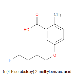 5-(4-Fluorobutoxy)-2-methylbenzoic acid