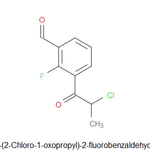 3-(2-Chloro-1-oxopropyl)-2-fluorobenzaldehyde