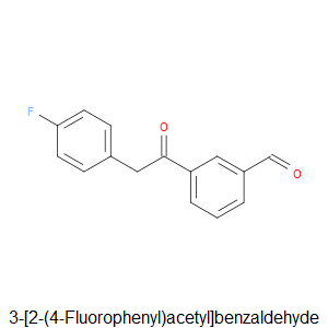 3-[2-(4-Fluorophenyl)acetyl]benzaldehyde