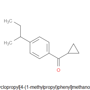 Cyclopropyl[4-(1-methylpropyl)phenyl]methanone
