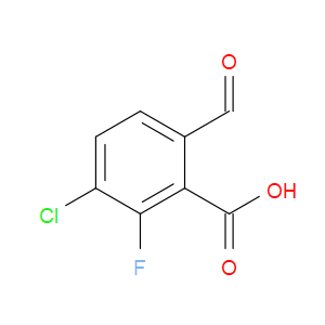3-Chloro-2-fluoro-6-formylbenzoic acid