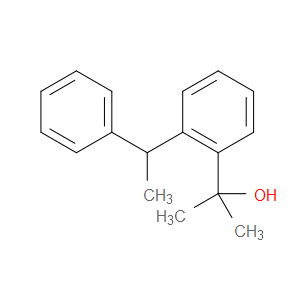 2-(2-(1-phenylethyl)phenyl)propan-2-ol