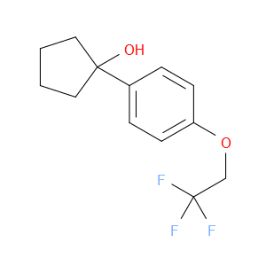 1-(4-(2,2,2-trifluoroethoxy)phenyl)cyclopentanol