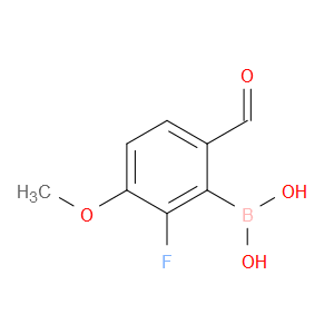 (2-Fluoro-6-formyl-3-methoxyphenyl)boronic acid