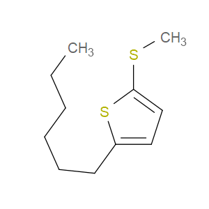 2-hexyl-5-(methylthio)thiophene