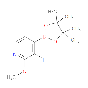 3-fluoro-2-methoxy-4-(4,4,5,5-tetramethyl-1,3,2-dioxaborolan-2-yl)pyridine