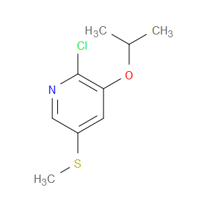 2-chloro-3-isopropoxy-5-(methylthio)pyridine