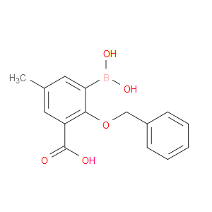 2-(benzyloxy)-3-borono-5-methylbenzoic acid