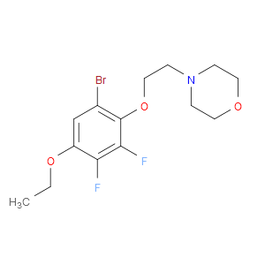 4-(2-(6-bromo-4-ethoxy-2,3-difluorophenoxy)ethyl)morpholine