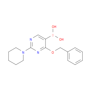 4-苄氧基-2-哌啶嘧啶-5-硼酸