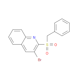 2-(benzylsulfonyl)-3-bromoquinoline