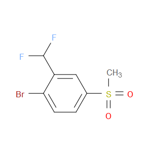 1-bromo-2-(difluoromethyl)-4-(methylsulfonyl)benzene