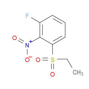 1-(ethylsulfonyl)-3-fluoro-2-nitrobenzene
