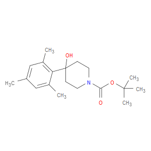 tert-butyl 4-hydroxy-4-mesitylpiperidine-1-carboxylate