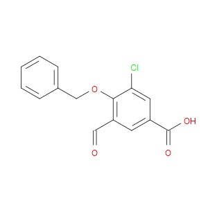4-(benzyloxy)-3-chloro-5-formylbenzoic acid