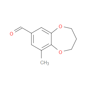 9-methyl-3,4-dihydro-2H-benzo[b][1,4]dioxepine-7-carbaldehyde