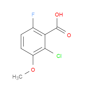 2-氯-6-氟-3-甲氧基苯甲酸