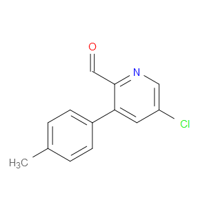 5-chloro-3-(p-tolyl)picolinaldehyde