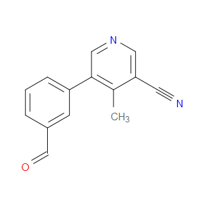 5-(3-formylphenyl)-4-methylnicotinonitrile