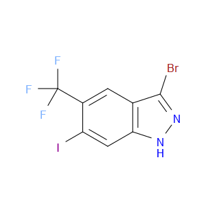 3-bromo-6-iodo-5-(trifluoromethyl)-1H-indazole
