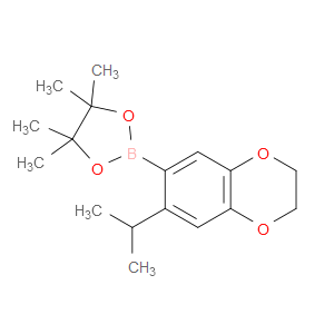 2-(7-isopropyl-2,3-dihydrobenzo[b][1,4]dioxin-6-yl)-4,4,5,5-tetramethyl-1,3,2-dioxaborolane