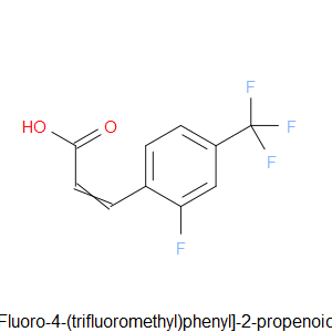 3-[2-Fluoro-4-(trifluoromethyl)phenyl]-2-propenoic acid