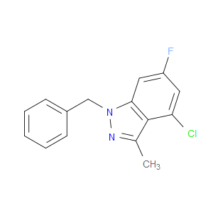 1-benzyl-4-chloro-6-fluoro-3-methyl-1H-indazole