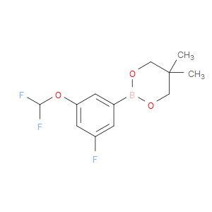 2-(3-(difluoromethoxy)-5-fluorophenyl)-5,5-dimethyl-1,3,2-dioxaborinane