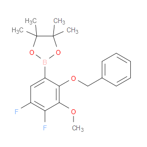 2-(2-(benzyloxy)-4,5-difluoro-3-methoxyphenyl)-4,4,5,5-tetramethyl-1,3,2-dioxaborolane