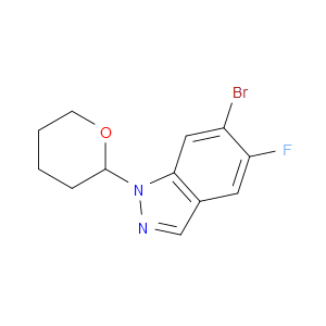 6-Bromo-5-fluoro-1-(tetrahydro-2H-pyran-2-yl)-1H-indazole