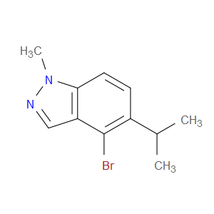 4-Bromo-1-methyl-5-(1-methylethyl)-1H-indazole
