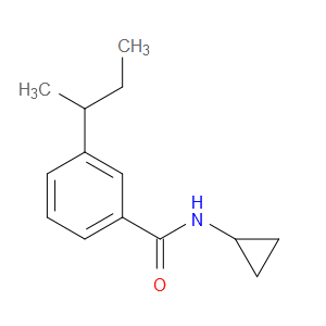 3-(sec-butyl)-N-cyclopropylbenzamide