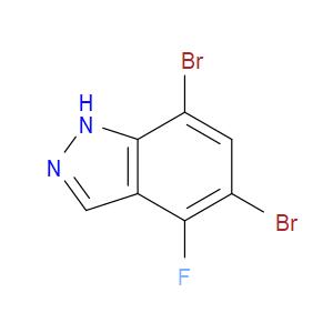 5,7-dibromo-4-fluoro-1H-indazole