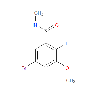 5-Bromo-2-fluoro-3-methoxy-N-methylbenzamide