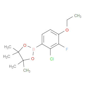 2-(2-Chloro-4-ethoxy-3-fluorophenyl)-4,4,5,5-tetramethyl-1,3,2-dioxaborolane