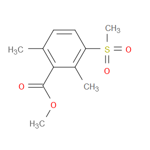 methyl 2,6-dimethyl-3-(methylsulfonyl)benzoate