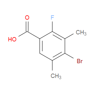4-bromo-2-fluoro-3,5-dimethylbenzoic acid